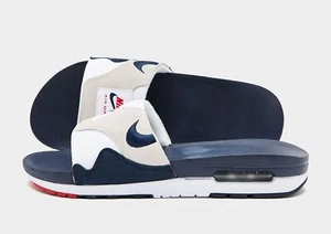 Authentic Nike Air Max 1 Slide Sliders ® ( Men Sizes UK: 7 / 11 ) Obsidian Blue