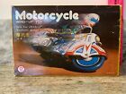 Vintage Wind-Up Motorcycle NOS Original Box By QSH Toys Made In China