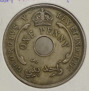 Britisch Westafrika 1929 Penny, original & problemfrei, rar 0505-01 - Bild 1 von 2