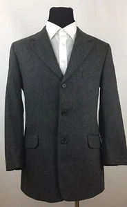 Club Monaco Charcoal Gray 3-Button Sport Coat Jacket 40R 100% Wool P08 - Picture 1 of 12