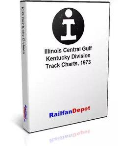 Illinois Central Gulf Kentucky Division Gleiskarte - PDF auf CD - RailfanDepot - Bild 1 von 4