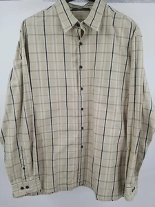 Axist Mens XL Long Sleeve Button Up Casual Plaid Mens Shirt - Picture 1 of 5