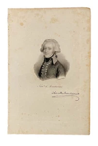 Alex, viscount de Beauharnais 19th Century Lithograph - Picture 1 of 1