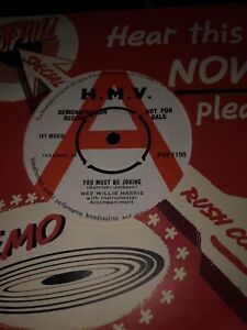 Wee Willie Harris 7 pouces vinyle 45 comme neuf (rare démo) 1965 Beat You Must Be Joking