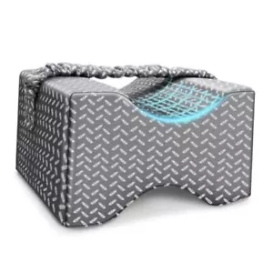 Knee Pillow,knee pillow for side sleepers,Leg Pillow,side sleeper leg Grey - Picture 1 of 8