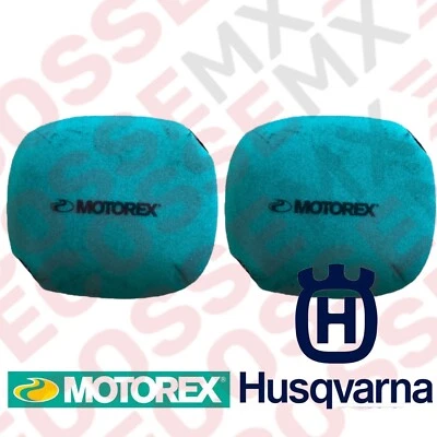 FILTROS DE AIRE PREENGRASADOS HUSQVARNA FC450 MOTOREX PREMIUM x2 2016-2022 Foto 1 de 4