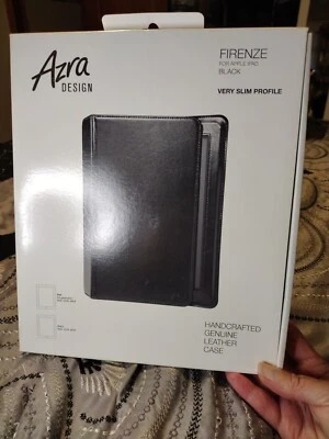 Azra Design Firenze For Apple iPad Black Leather Case 818701S Very Slim Profile - Image 1 of 4