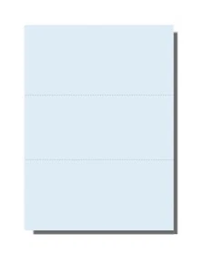 Laser Print Security Paper w Single Perf, Bond Green 24-lb, 8.5" x 11"- 500 Shts - Picture 1 of 1