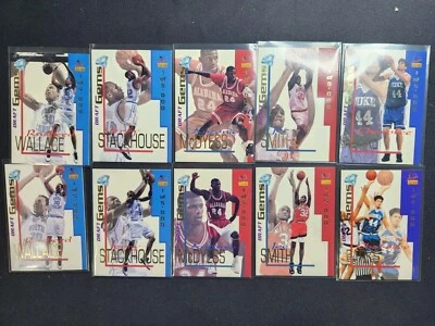 Gemas del draft de baloncesto Signature Rookies 1995/5000 - 10 cartas Foto 1 de 4