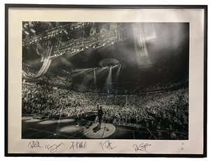 Large DEF LEPPARD Photo Lithograph 30”x40” Signed by all 5 Rare Numbered 9/10 - Picture 1 of 7