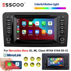 For Mercedes ML/GL Class W164 X164 Car Stereo 2+64G Android 13 Apple Carplay GPS - Foto 1 di 13