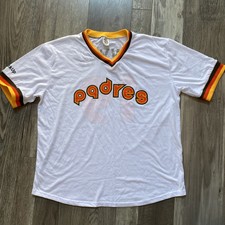 Tony Gwynn 1984 San Diego Padres Throwback Men's Jersey Shirt shirsey Cotapaxi