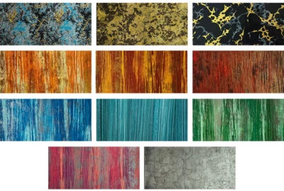 GEORG ZENGERLE GMBH 1 Wachsplatte Effektwachsplatte verschiedenen Mustern Grösse ca.200x100x0,5mm