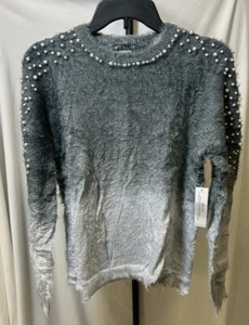 Venus Cozy Pearl Trim Sweater - Size M - Picture 1 of 4