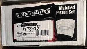 Blockmaster 7278+.030 Set of 8 Pistons 318 Chrysler - Picture 1 of 2