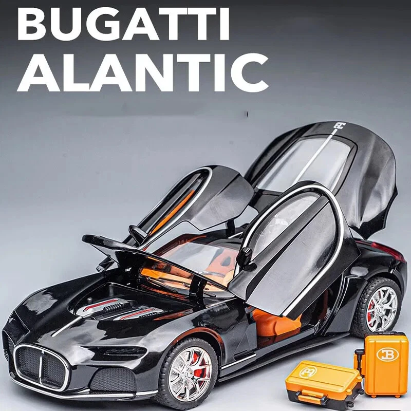 1/24 Bugatti Atlantic Super Sports Car Alloy Diecast Simulation Model Vehicle - Image 1 of 4