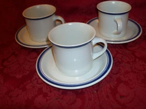 3 Sets Royal Doulton BISCAY Stoneware LS1007 Cups & Saucers. MORE AVAILABLE - Picture 1 of 3