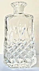 Elegant Whiskey Glass Decanter Clear Sleek Design No Stopper Perfect for Spirits - Picture 1 of 3