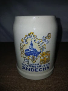 schöner Bierkrug der Klosterbrauerei Andechs - vermutlich unbeutzt - Picture 1 of 7