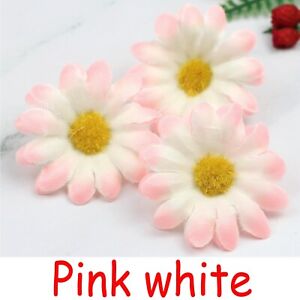 30-50pcs/Lot Artificial flower head color daisy wholesale party home decoration