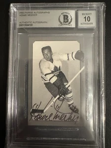 Howie Meeker Pre-Parkie Autographed Card /1000 - BAS 10 - Picture 1 of 2