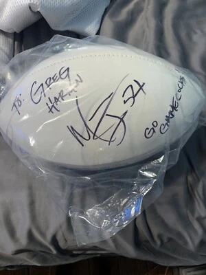 Cargadores firmados por Wilson Duke Melvin Ingram autografiados FÚTBOL Gamecocks Foto 1 de 4