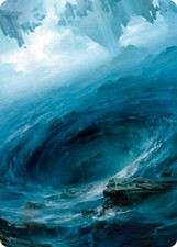 1x Island 3 Art Card - Art Series: Zendikar Rising - Near Mint, English - MTG!