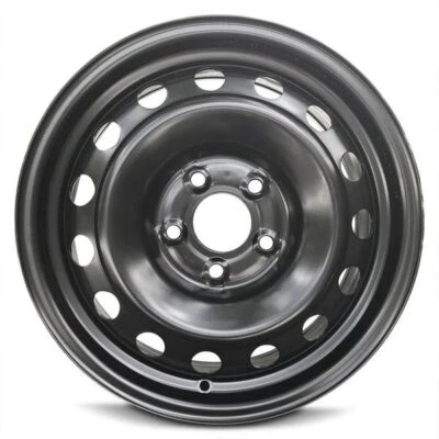 New 16x6.5 inch Wheel for 1998-2012 Mitsubishi Galant Black Painted Steel Rim - Image 1 of 4