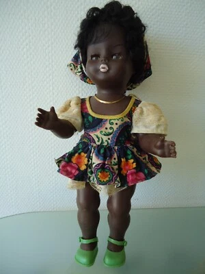POUPEE NOIRE GEGE HULLA - Photo 1/4