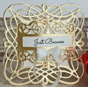 Frame Background Metal Cutting Dies Scrapbooking Embossing Stencils Knife Mould - Picture 1 of 5