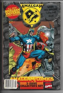 Amalgam Comics Collector's Set / Sealed 3 Issue Set With Trading Card / 1996 - Picture 1 of 2