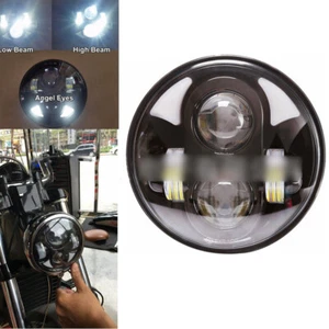 5.75"Headlight Headlamp Head Light Fits for Harley Dyna Softail Sportster 883 - Picture 1 of 6