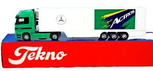 TEKNO 1:50 MERCEDES-BENZ ACTROS 1857 Truck & ACTROS PROMOTION FRIDGE Trailer MIB - Picture 1 of 24