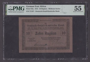 [PMG-55] 1915 German East Africa 10 Rupien P-38a 71197 - Picture 1 of 2