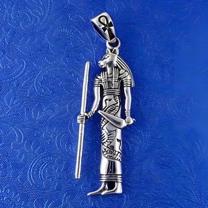 Ägyptische Bastet Katze Göttin Anhänger 925 Silber - Bild 1 von 2