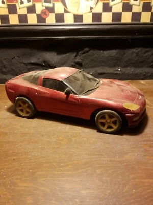 Tyco RC Radio Control 2000 Corvette C6 Red Remote Control Car no controller  - Image 1 of 4
