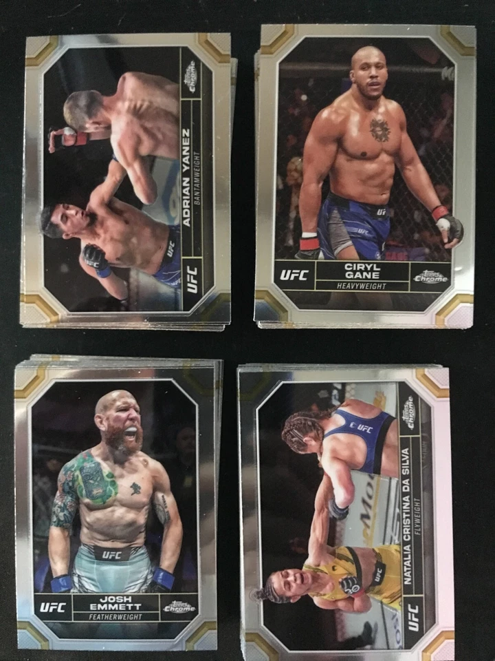 90 STARS -  2024 Topps Chrome UFC READ LIST! - ALL TOP LOADED! - Image 1 of 1