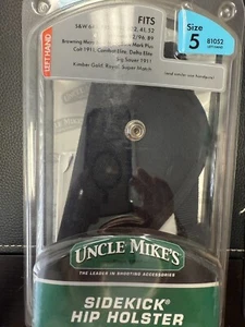 Uncle Mike's Size 5 For 4.5-5" Barrel Large Auto Left Hand Colt 1911-Beretta 92 - Picture 1 of 2