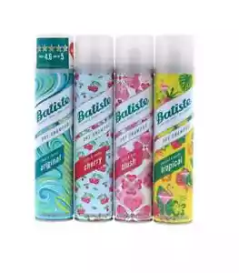 Batiste Dry Shampoo Original, Cherry, Blush, Tropical (4 pack)  200 ml EACH - Picture 1 of 1