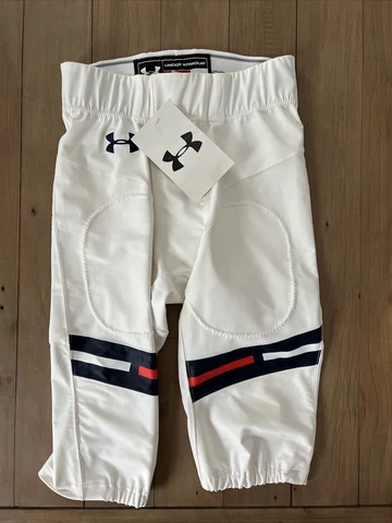 New Auburn Tigers Under Armour Football Pant Mens Large White Cover