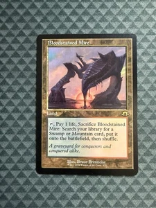 MTG Bloodstained Mire #435 cornice retrò rara Orizzonti moderni 3 (MH3) - Foto 1 di 4