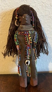 Turkana Fertility Doll 9” AKA Ikoka Or Ngide Doll From Kenya - Picture 1 of 8