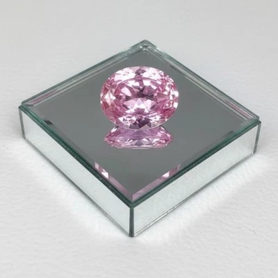 5.85 Ct Cambodian Natural Loose Pink Zircon Excellent Oval Cut Heated Gemstone.  - Image 1 of 4