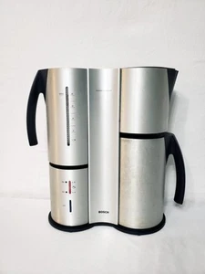 BOSCH Porsche Coffee Machine 8 Cup Cafe Maker Brushed Aluminum Complete Working - Picture 1 of 13
