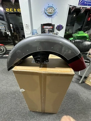 2019 Harley-Davidson CVO Road Glide Front Fender Lightning Silver Charred Steel - Image 1 of 3