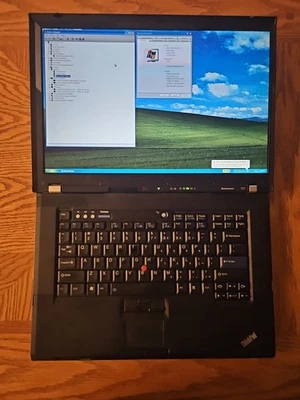 Thinkpad T61 15" Laptop Intel T7300,4GB/250GB/1680x1050 Win XP Ready to Use - Image 1 of 4