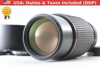 CLA’d [COMO NUEVO con filtro de capucha] Canon Nuevo FD NFD 80-200 mm f4 L MF Lente de JAPÓN Foto 1 de 4