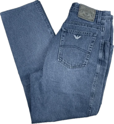 Armani Jeans Vintage Denim Jeans 80's-90's- Suit Size 29 - Image 1 of 4