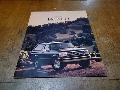 1995 Ford Bronco Brochure Original Dealership Sales  - Image 1 of 3