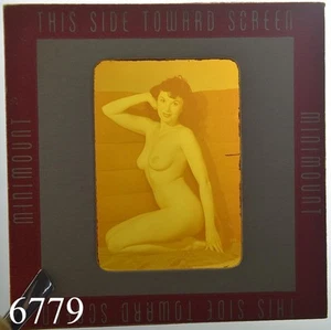 Desnudo Pinup Transparente Pedido por Correo Diapositiva Años 50 Niña Burlesca Negativo Erótico 2" - Imagen 1 de 8